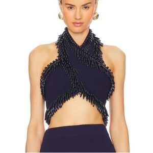 Cult Gaia Clara Top (Evening blue) XS (SOLD)